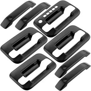 【Stock Up Deals】4pcs Gloss Door Handle Covers for 2004-2014 Ford F150 with Key Pad Left Driver Side ABS Plastic Waterproof Upgrade led  car  ambient  light acco so ries noise  fix baggs 3  inch  level battery  repair  kit Digital Car Battery Alternator T,