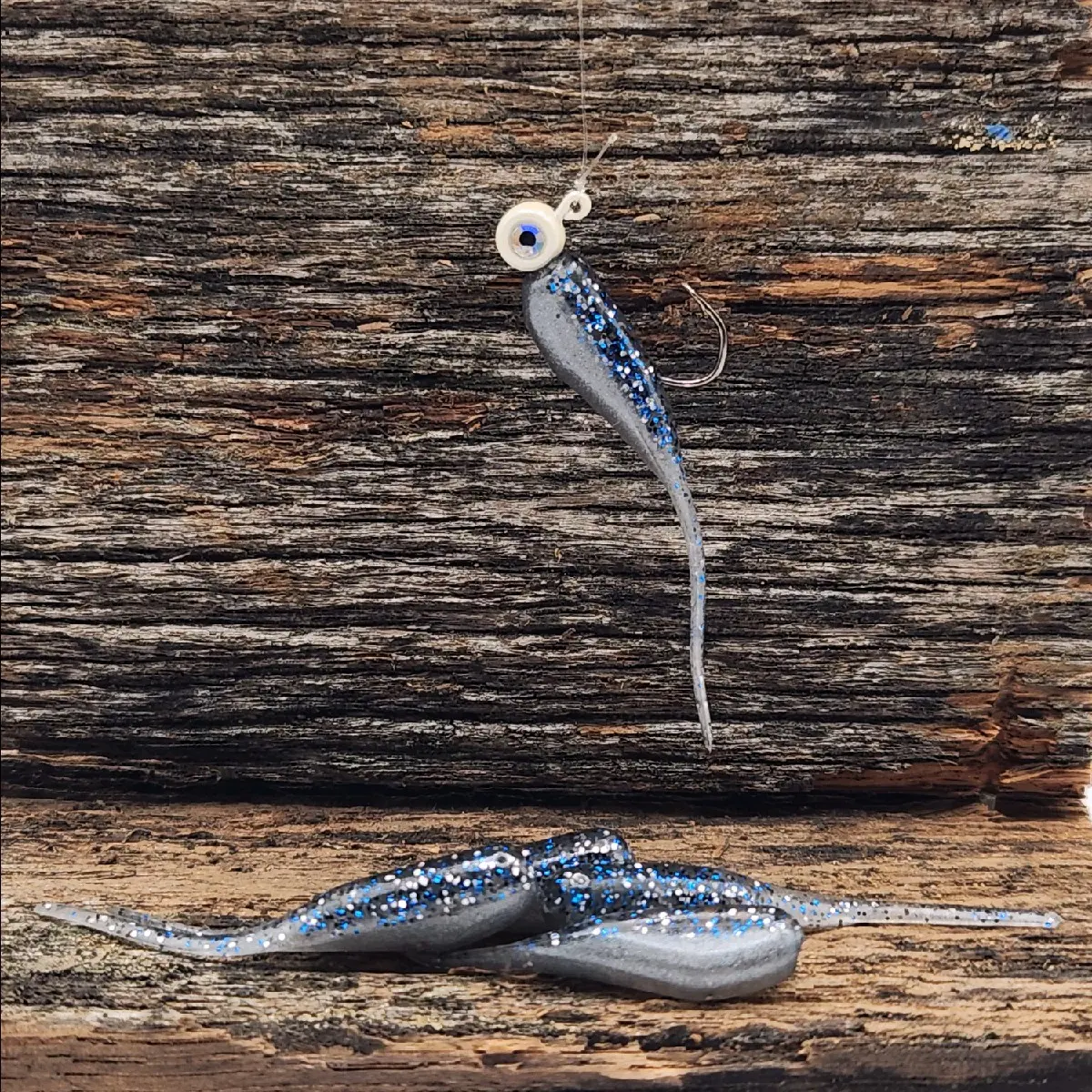 Smoke Shad Stinger Crappie Bait Smoke Shad Stinger Crappie Bait