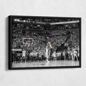 Luka Doncic game winning 3-pointer Mavericks vs Timberwolves Poster Wall Art No Decor Poster Print Home Decor