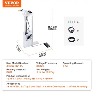 VEVOR Electric Fuel Pump Module Assembly, Compatible with Chevrolet Silverado 1500 1999-2003, 2500 1999-2003, 3500 2001-2003, and GMC Sierra 1500 1999-2003, 2500 1999-2003, 3500 2001-2003