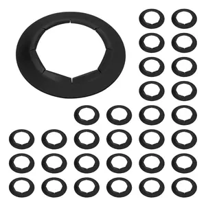 30 PCS 5/8 Push Nuts, Dolly Wheel Lock Washers Fits 5/8" and Most Dolly Axle Rods with Oiled Phosphate Finish