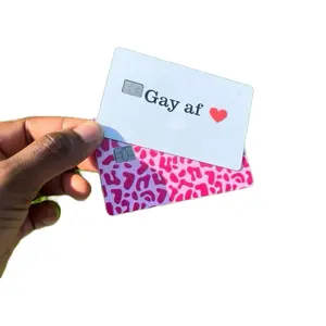 Girly cheetah print Waterproof Debit/Credit  Card Stickers skin cute