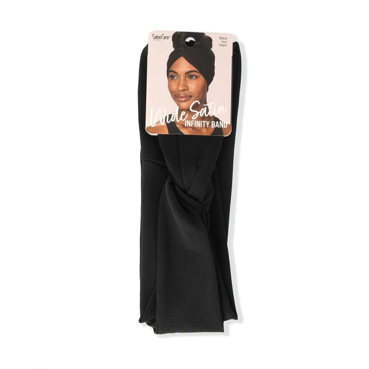 Salon Care Wide Satin Infinity Band