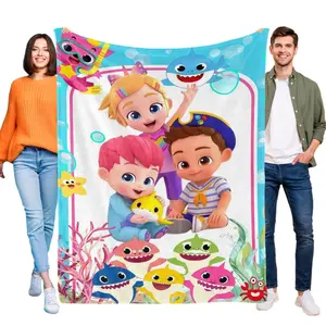 Bubble Guppies Nickelodeon Toddler Flannel Blanket - Ultra Soft Cozy Plush Throw for Kids Bedroom Decor, Perfect Birthday & Children's Day Gift, Cute Underwater World Nursery Essentials for Boys Girls