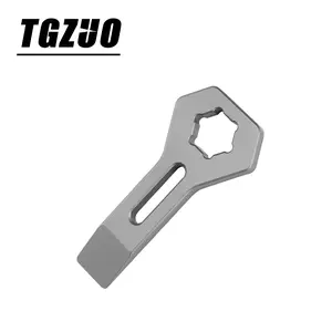 Pure Titanium Mini Edc Hex Wrench Keychain Accessory, Compact and Durable Tool for Everyday Carry, Ideal for Keys and Small Items