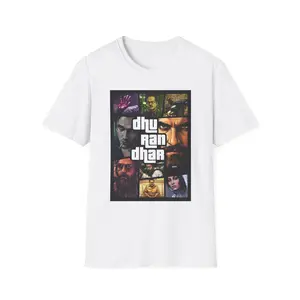 Dhurandhar movie Poster T-Shirt | Bollywood Action Collage l Trending Bollywood movie l Ranveer Singh actor