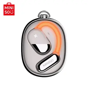 【SEND Lanyard & Neckband】MINISO M99 Bluetooth V5.4 Earphones High-Value Fashion Luminous Open Bluetooth Headsets Immersive HIFI Sound Quality Lightweight Ultra-Long Battery Life for Games No dropout during Exercise Compatible with iOS / Android Phones