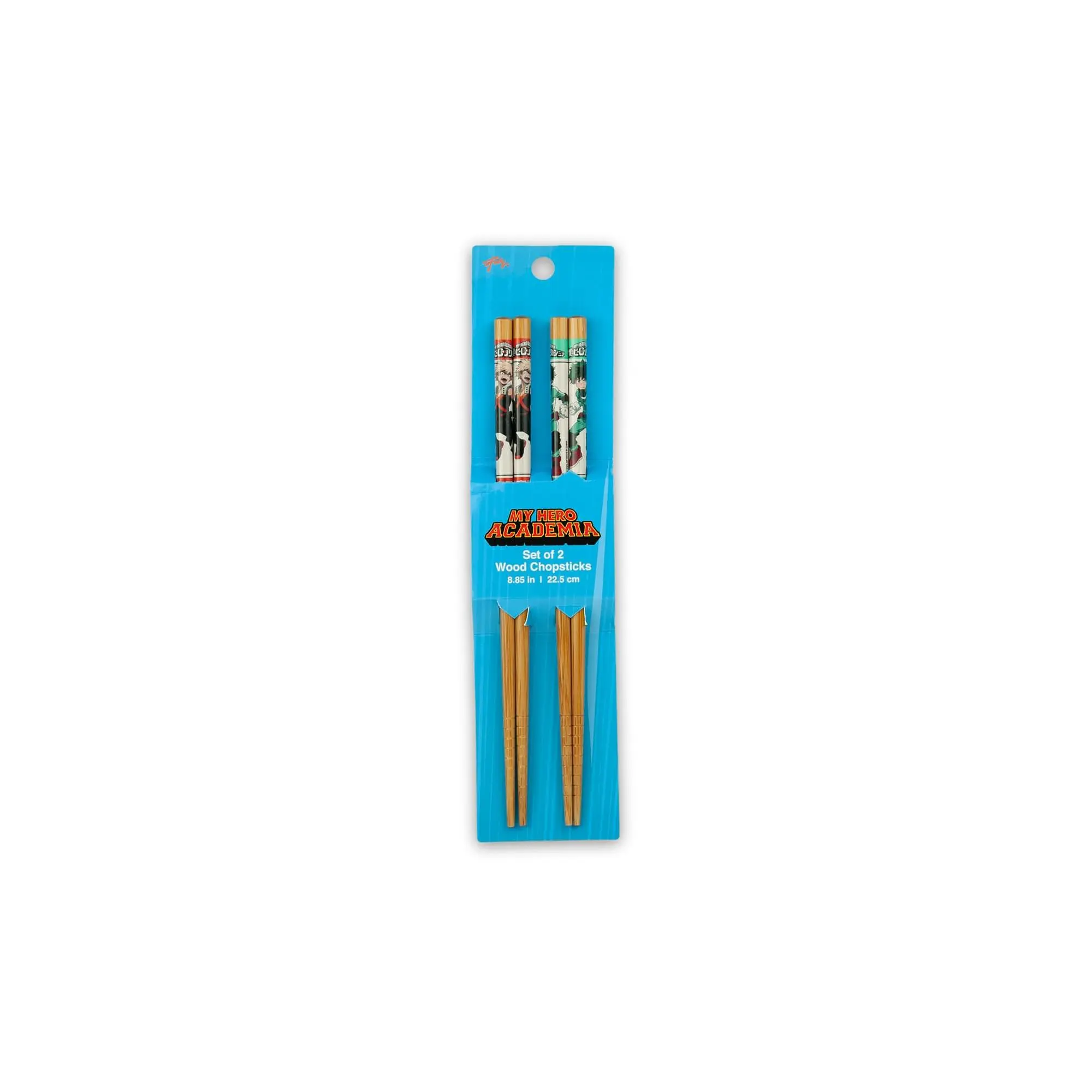 My Hero Academia Midoriya & Bakugo Bamboo Chopsticks Set | Includes 2 Sets My Hero Academia Midoriya & Bakugo Bamboo Chopsticks Set | Includes 2 Sets