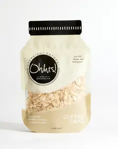 Coffee Cake Overnight Oats | Ohhts! |  Delicious, Healthy, Gluten Free, Low Sugar, All-Natural Breakfast Oatmeal