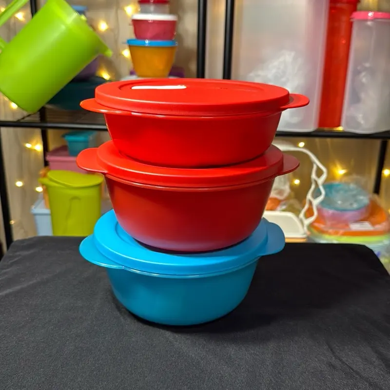 Tupperware Micro Flash Round Containers