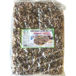 Double Dove Dried Seaweed Brown Rice Cake (Cơm Cháy Gạo Lứt) - 7oz