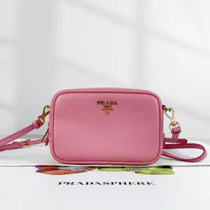 Pre-owned PRADA Leather Shoulder Bags 7.8'' R1549 Shoulder Bag C9206951142 0318 T4 Kay