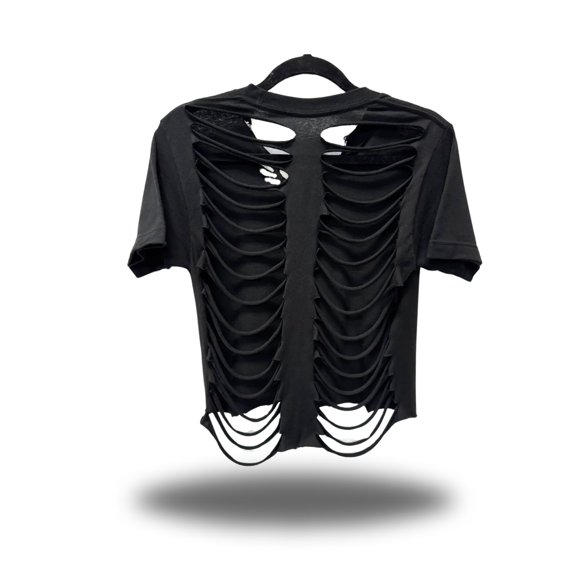ROAD RASH BLACK CROP TOP 2.0