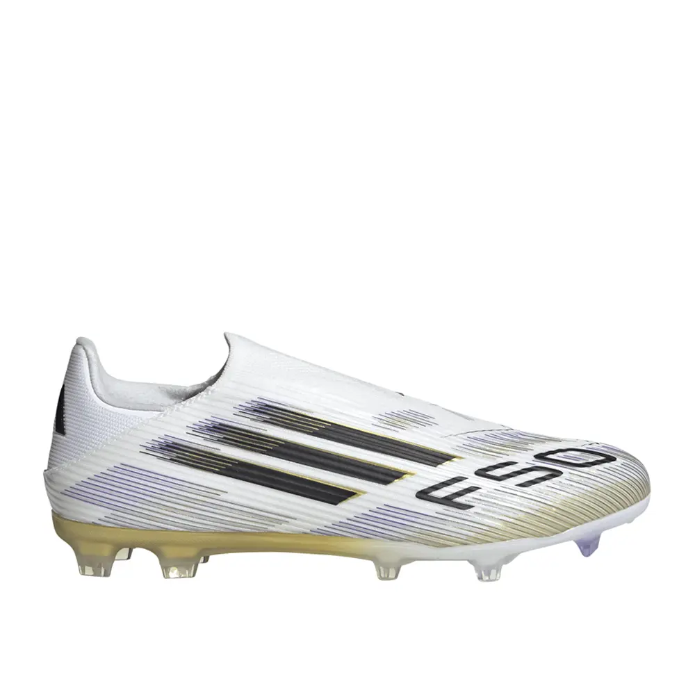 adidas Mens F50 League Laceless FirmMulti-Ground Soccer Cleats  - White