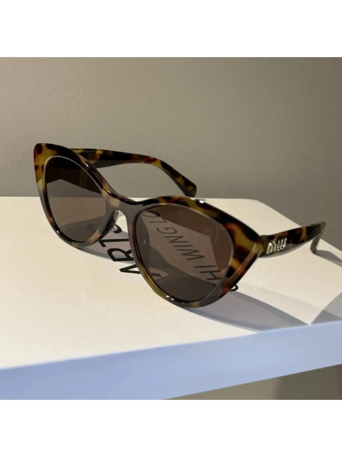 Fashion Cat Eye Women Sunglasses Classic Shades Luxury Brand Designer Sun Glasses Decor Letter Eyewear Sunglass