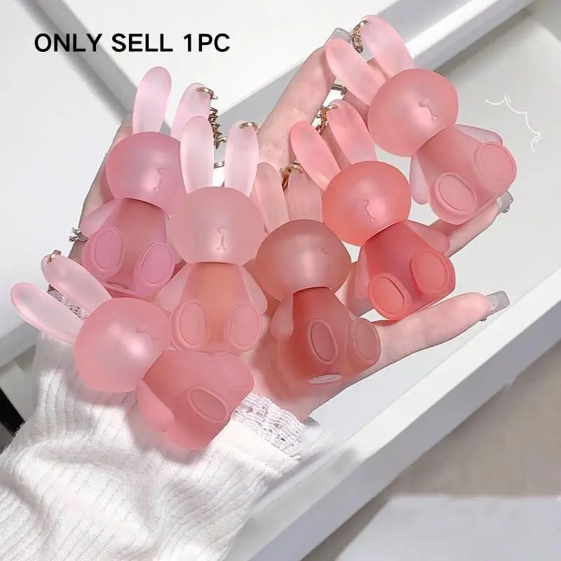 Rabbit Shaped Matte Finish Lip Gloss Balm, Lip Plumper, Lip Plump Gloss Hydrate Long-lasting Lip Glaze Stick, Easy Coloring Lip Sticks, Moisturizing Tinted Lip Stain, Lip Makeup Accessories, Summer Gift, Hydrate Lipstick