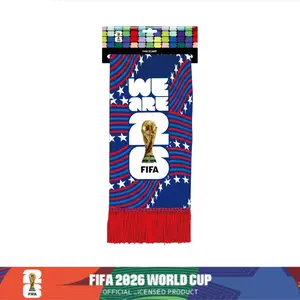 High Definition Universal Polyester Trophy Scarf Lightweight Game Day Fan Wear for all Matches Collect Gift