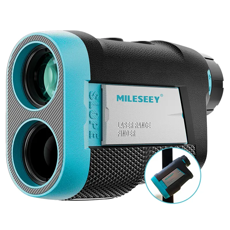 Mileseey PF260 Laser Golf Rangefinder Golf Accessory - Rechargeable, Flag Lock Feature with Pulse Vibration, Slope Switch, Magnetic Mount, Professional-Grade Performance