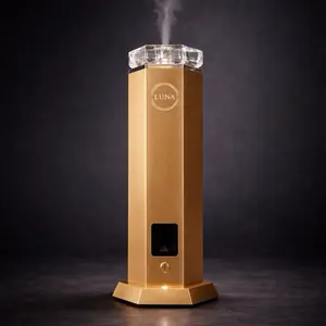Waterless Scent Diffuser Luxury Hotel Style Cold Air Diffuser Oil Machine for Home 2000 Sq Ft Coverage Quiet Nebulizing Aromatherapy with Remote
