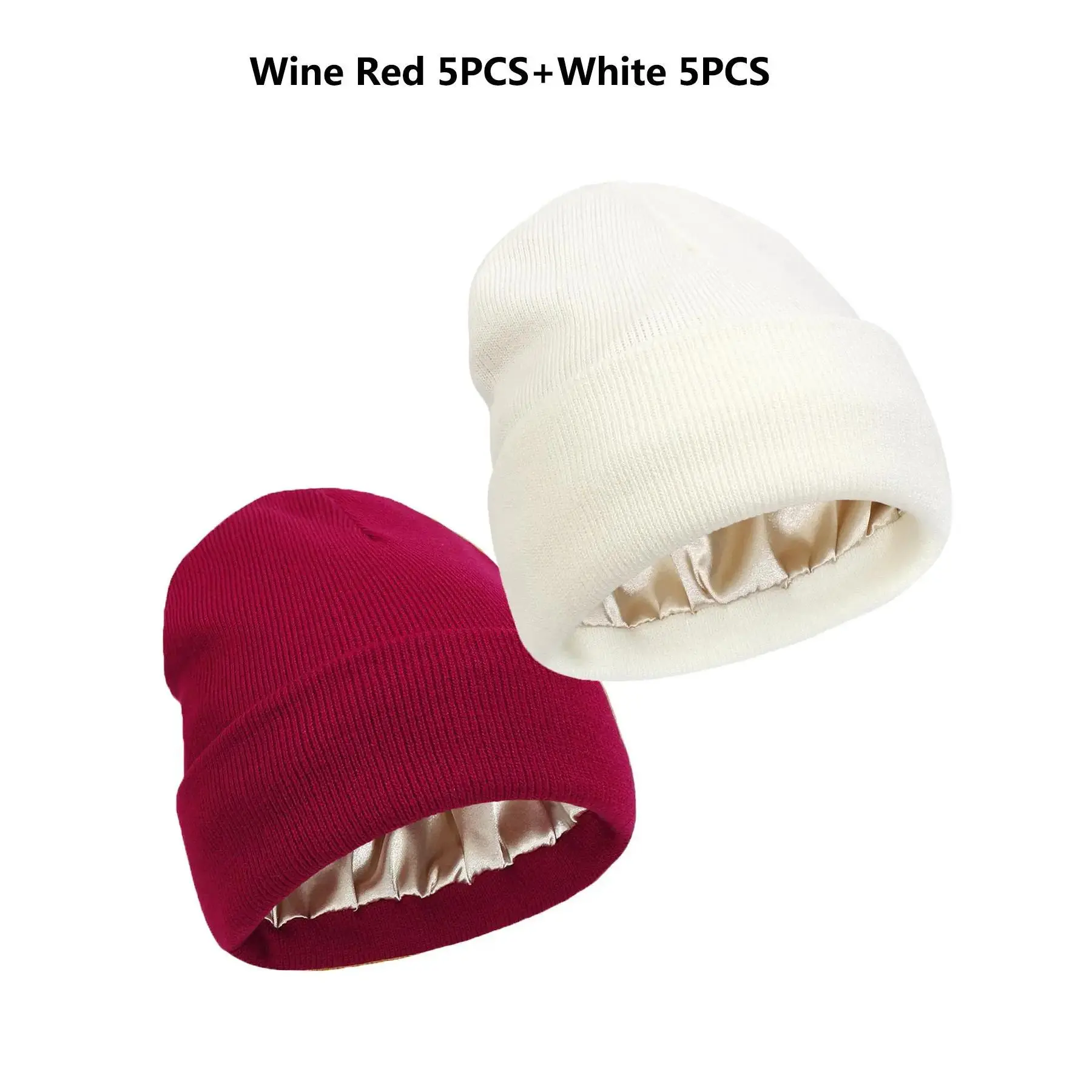 White*5 pcs+Hot Pink*5 pcs