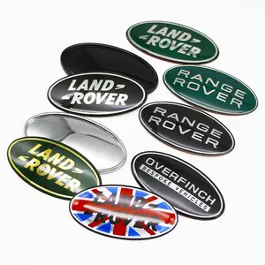 Land Rover Range Rover Front Grille Emblem Oval Logo, Fits Range Rover Sport Velar Evoque Discovery Defender, High-Quality Replacement Part