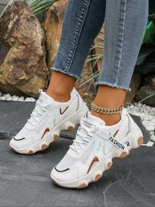 Women's Dad Sneakers Fall New Style Non-Slip Mesh Casual Sneakers Sports Casual Shoes, Comfortable Walking Footwear for Ladies, Trendy Design for Everyday Wear