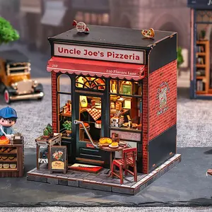 3D Wooden Puzzle Bookend Model Toy, Creative DIY Gift for Holidays & Birthdays, Unique Handmade Craft for Home Decor
