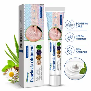 Psoriasis Ointment 20g, Herbal Extract Skin Relief Cream for Dry Itchy Skin, Soothing Moisturizing Formula for Redness & Irritation Care, Gentle Fast-Absorbing Body Repair Balm for Daily Use