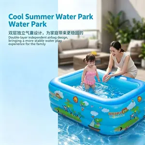 1.2m Inflatable Swimming Pool with 2 Water Guns