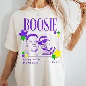 Boosie Badazz Mardi Gras Shirt New Orleans Fast'n Top Womenswear Comfort Colors