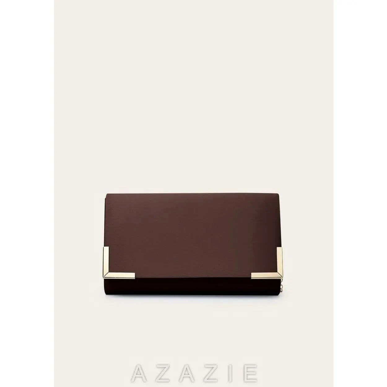 Matching Color Matte Satin Envelope Clutch Bag