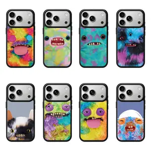 【Black Frame Transparent Magnetic Case】fugglelrⅥ Phone Case iPhone17ProMax MagSafe Phone Case 16Pro Shockproof Case Compatible with iPhone15/14/13/12