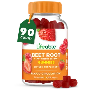 Lifeable Beet Root Gummies, 500mg, 90 count