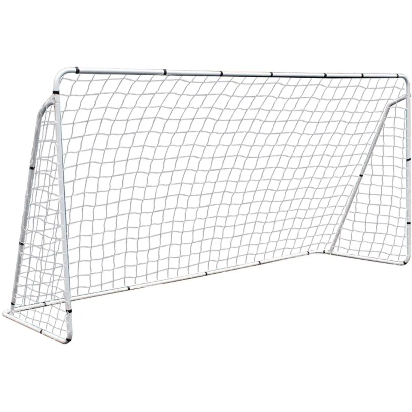 SuperDeal All-Weather Steel Soccer Goal Net, Secure Setup Football Accessories, Soccer Training Equipment for Backyard Outdoor Kids Shooting Practice, Soccer Goals