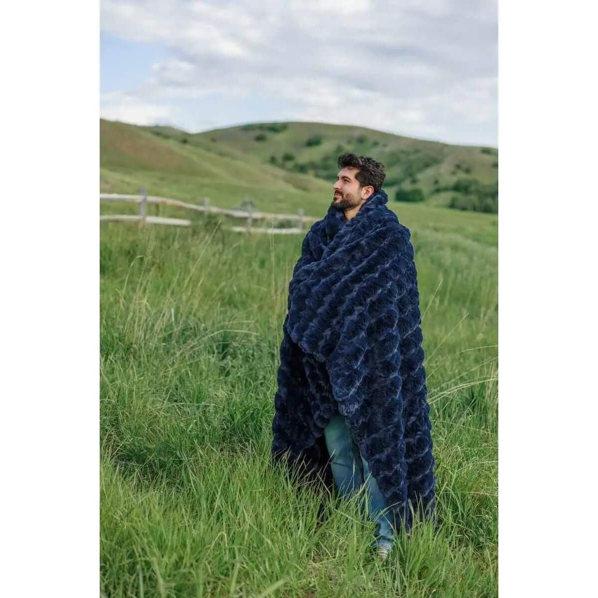 Ultra Sorbet Navy Cozy Warm Throw Blanket, Ideal for Gifting, Blanket Gifts, Cozy Warm Blanket