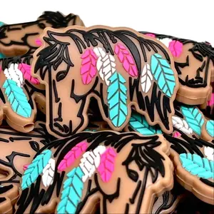 1pc My Little Pony Focal Beads | Rustic Farm Beading | Cowgirl Cowboy Horse Craft DIY