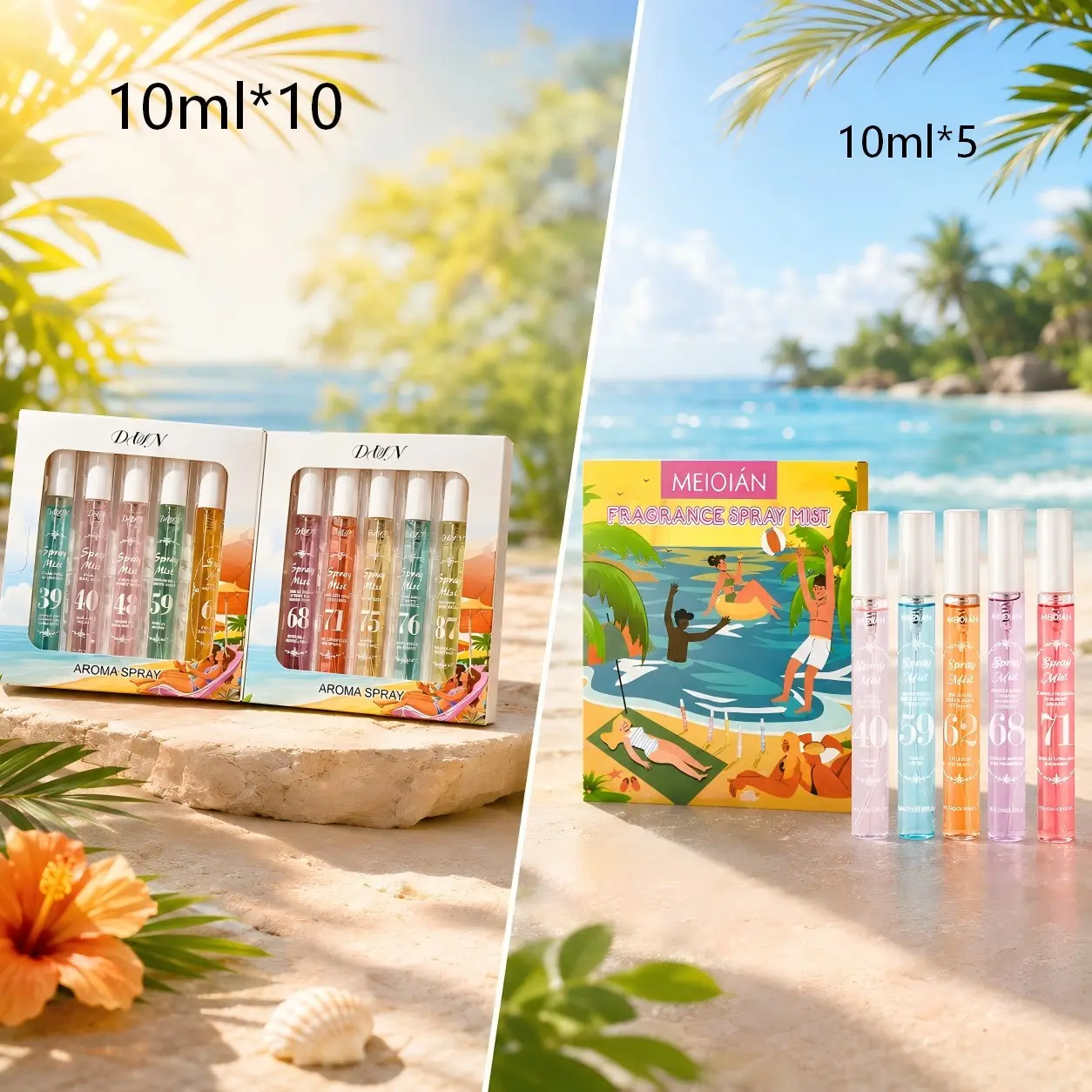 Summer Brazilian Romantic Perfume Set, Digital World Inspired, Digital Inspiration, Vanilla, Caramel, Amber, Fruit Notes, Fragrance Scent Blend, Perfect Gift for Women, Christmas, Halloween, Fragrance Sets