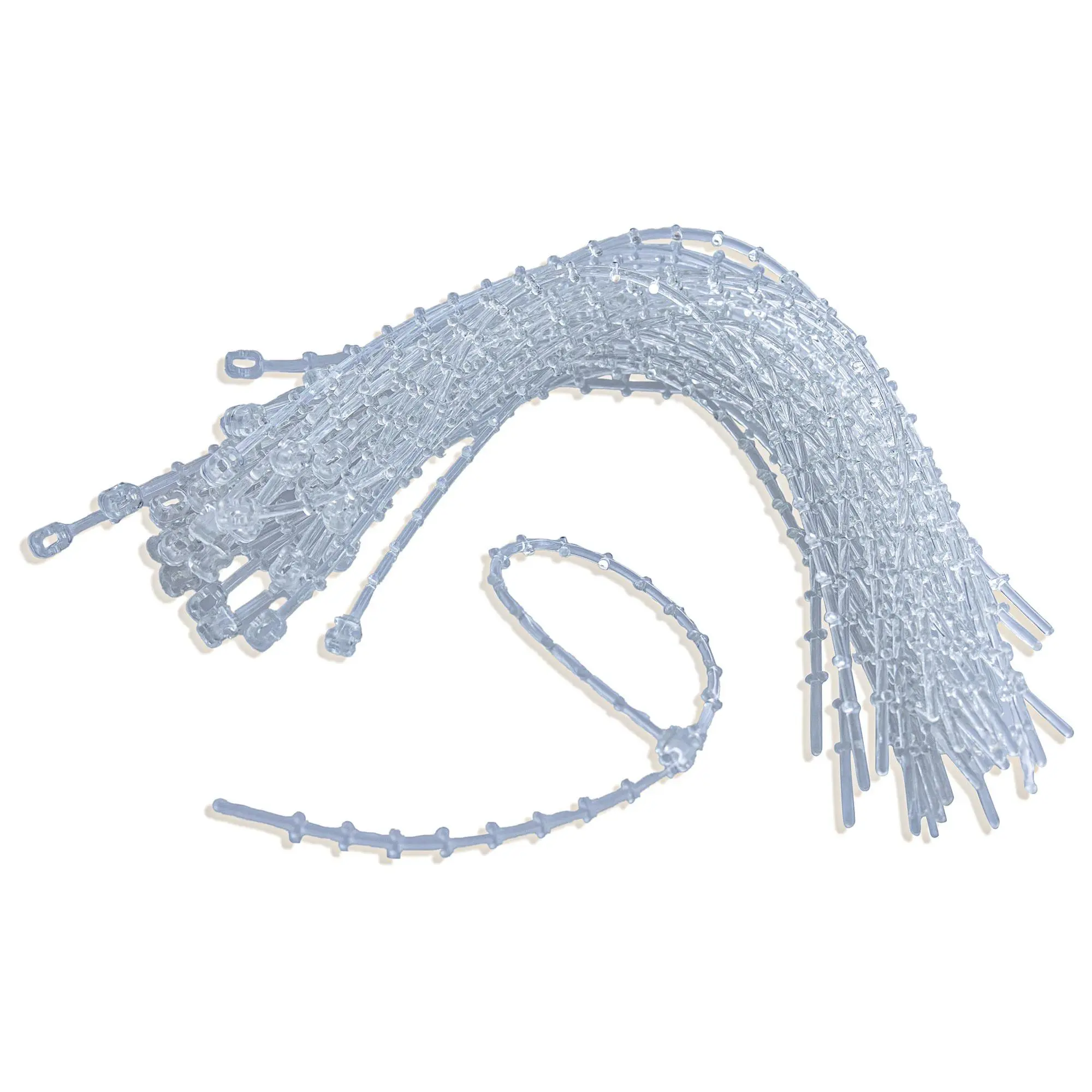 HandyHome Set of 40 Flexible & Reusable Clear Ties