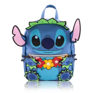 Fast Forward Lilo and Stitch Backpack | Cute PU Leather 10" Stitch Mini Backpack
