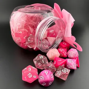 Heartseeker's Hoard – 35pc Resin Polyhedral DnD Dice Set for Dungeons & Dragons, Pathfinder, TTRPG, Tabletop RPGs Ideal Gift for Party-Based Campaigns