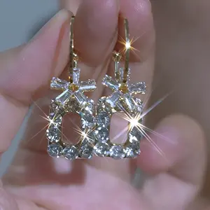 LisiZen 2026 New Arrival Sparkling Crystal Butterfly Tassel Earrings, Unique Design, Fashionable Trendy Dainty Earrings Jewelry DZEH5352