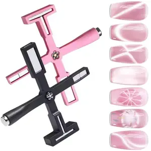 Five-In-One Cat-Eye Magnetic Nail Tool, Multifunctional Gel Magnet for Manicure & Pedicure, Professional Nail Art Design Accessories, Nail Care