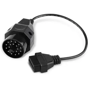 20PIN OBD1 to 16PIN OBD2 Connector Adapter Cable for BMW E31 E32 E34 E36  OBD 1 Scan Tool Wire