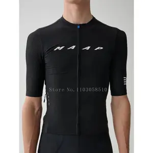 2025 Men Cycling Jersey Men MTB Road Bicycle Shirt Pro Team Short Sleeve Bike Clothes Mountain Bicycle Clothing  Downhill Jersey