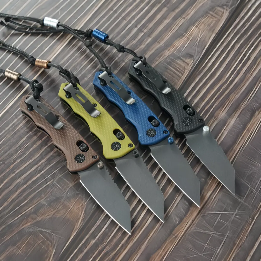 Model 290 small portable pocket knife with lanyard hole, lightweight grip, stainless steel blade-ideal for home and everyday use; a great gift for men.