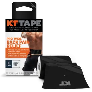 KT Tape Pro® Wide Kinesiology Tape, 4" Precut Strips