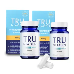 NAD+ Supplement 300 mg - Supports Cellular Energy, Brain, Muscle, 30 Servings | Take 2Daily | Dietary Amino Edible Vitamin Fitness  Multicolor Optimum Natural Nutrition