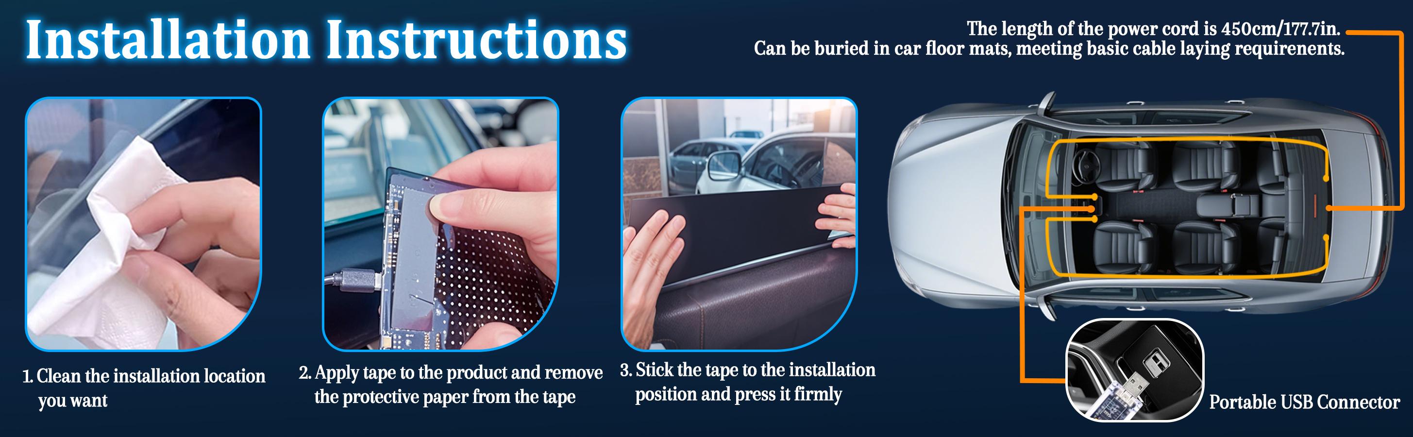 DIBMS 2 PCS Devil eyes For Vehicle, Truck, LED Matrix Panel, LED Sign For Car: Programmable, Bluetooth APP Control,Wireless APP-Controlled Scrolling LED Screen, Dynamic USB-Powered LED Display Screen