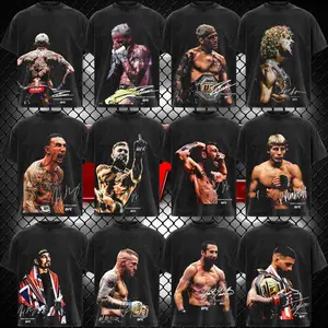Vintage UFC Fighters Collection Washed Tee, UFC Fighters Tshirt MMA Fan, UFC MMA Tee, UFC Champions Sports Shirt, Gift for Him Gift For Her