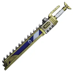 Munetoshi 39.5" Foam Warrior Chain 40k Iron Saw Anime Hammer Cosplay Costume Prop Space Gold